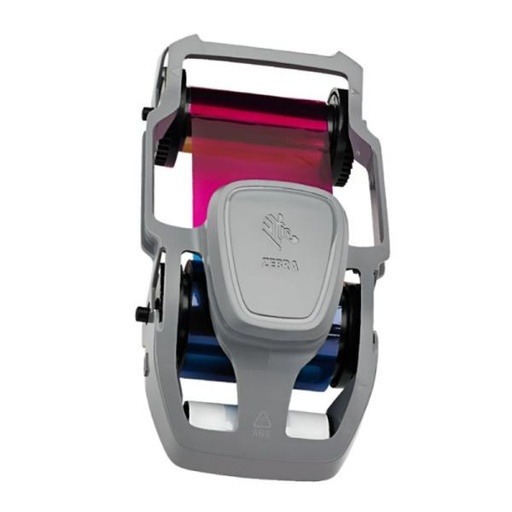[PV1004] RIBBON ZEBRA 800300-562LA ZC300 YMCPKO PARA IMPRESORA DE TARJETAS 200 IMAGENES CON EFECTO PERLADO