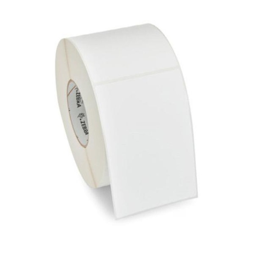[PV1010] ROLLO DE ETIQUETA ZEBRA Z-ESSENTIALS 540T 4 PULG X 2 PULG NUCLEO 3 PULG 8 PULG OD SIN PERFORACION 10043286