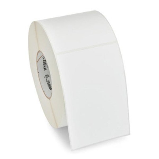 [PV1014] ROLLO DE ETIQUETA ZEBRA Z-ESSENTIALS 540T 4 PULG X 2 PULG NUCLEO 1 PULG 5.1 PULG OD CON PERFORACION 1770 ETIQUETAS/ROLLO 10043288