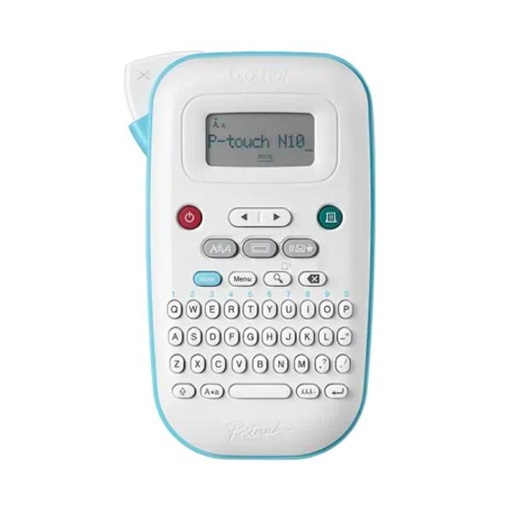 [IM2021] IMPRESORA DE ETIQUETA BROTHER PTN10 PORTÁTIL COMPATIBLE CON P-TOUCH BTAG 12MM Y CON TECLADO QWERTY BLANCO