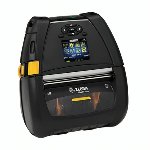 [PV4005] IMPRESORA PORTATIL ZEBRA ZQ63-AUWAL04-00 TÉRMICA BLUETOOTH Y ETHERNET 256 MB PARA CÓDIGO DE BARRAS NEGRO