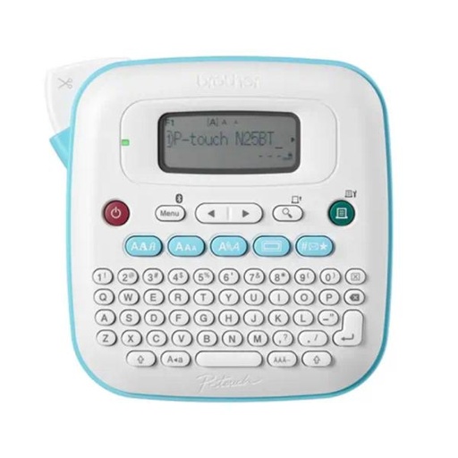 [PV4017] IMPRESORA DE ETIQUETA BROTHER PTN25BT PORTÁTIL COMPATIBLE CON P-TOUCH BTAG 12MM Y CON TECLADO QWERTY BLANCO