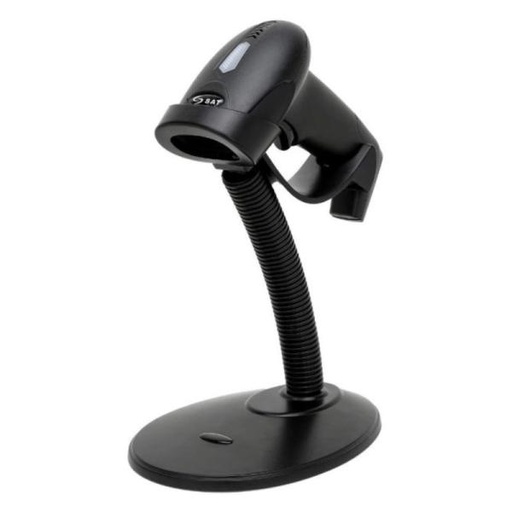 [1901055] LECTOR DE CODIGO DE BARRAS SAT AMERICA LASER LINEAL LD101R+1 USB NEGRO 4070070000438