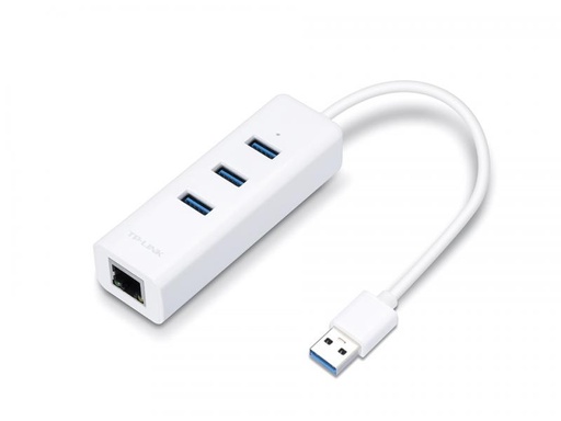 [3103005] HUB TP LINK USB 3.0 3 PUERTO HUB & GIGABIT ETHERNET UE330(UN)