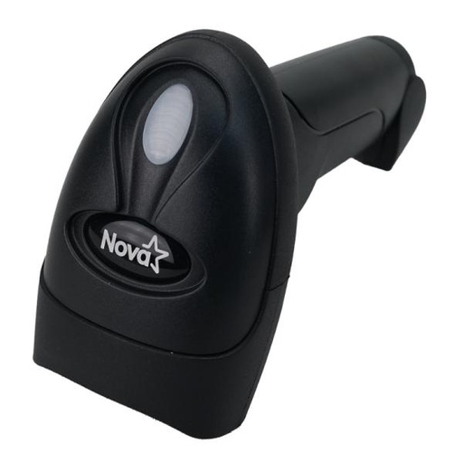 [PV5017] LECTOR DE CODIGO DE BARRAS NOVA FFSL6000001C 1D INALÁMBRICO CON RECEPTOR USB NEGRO