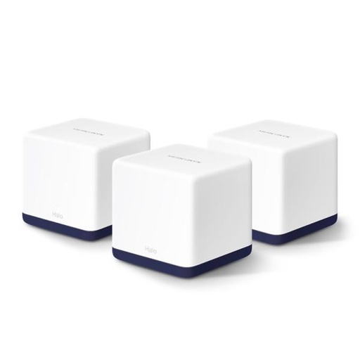 [3101102] SISTEMA WIFI MERCUSYS HALO H50G (3-PACK) AC1900 WHOLE MESH HALO BLANCO