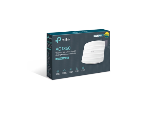 [6300028] PUNTO DE ACCESO TP LINK EAP225 AC1350 DUAL BAND TL-EAP225 BLANCO