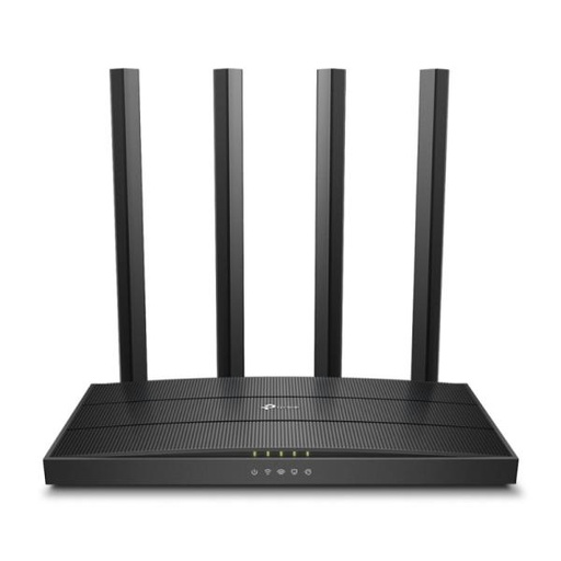 [3101046] ROUTER TP LINK ARCHER C80 DUAL BAND 2.4/5 GHZ 1900 MBPS WIFI 5 MU MIMO PUERTOS WAN / LAN NEGRO
