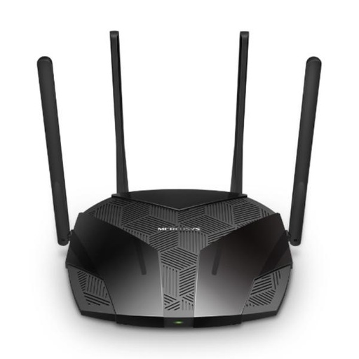 [3101087] ROUTER MERCUSYS MR70X DUAL BAND 2.4/5 GHZ 1800 MBPS WIFI 6 PUERTOS WAN / LAN NEGRO