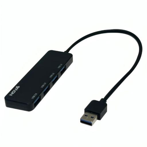 [AC10022] HUB NOVA AHB1S340002C 4 EN 1 USB-A 3.0 4 PUERTOS USB-A 3.0 MICRO 5V 5GBPS