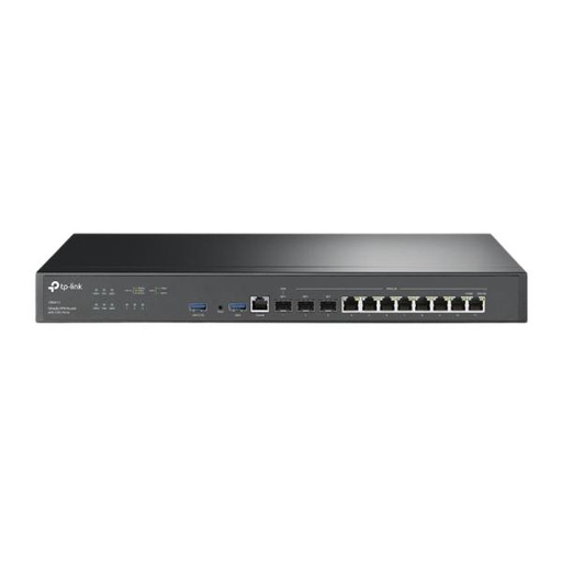 [RC4054] ROUTER TP LINK ER8411(UN) 10G VPN OMADA PUERTOS WAN/LAN NEGRO