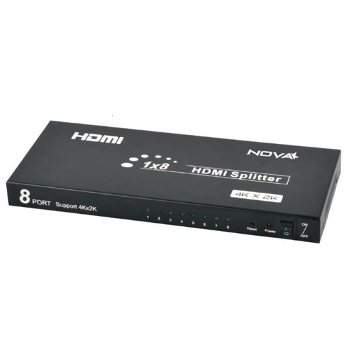 [RC6004] SPLITTER NOVA HDMI 8 PUERTOS 4K 30HZ FAA38318001C NEGRO