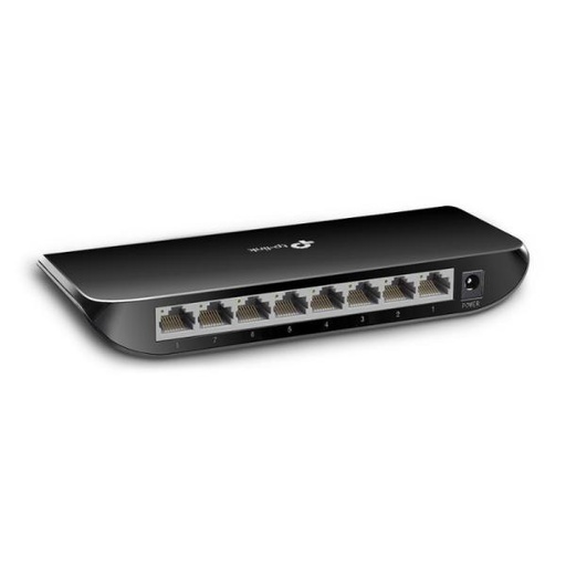 [5800069] SWITCH TP LINK TL-SG1008D 8 PUERTOS GIGABIT 10/100/1000 MBPS NO ADMINISTRABLE NEGRO