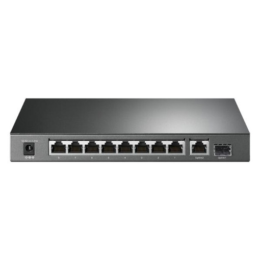 [RC5019] SWITCH TP LINK TL-SG1210P(UN) 9 PUERTOS RJ45 GIGABIT / 1 PUERTO SFP 10/100/1000 MBPS NO ADMINISTRABLE GRIS