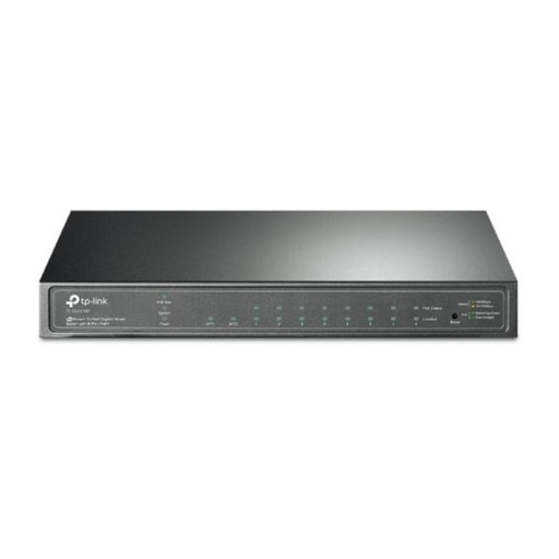 [RC5032] SWITCH TP LINK SG2210P(UN) 8 PUERTOS POE+ 2 RANURAS SFP 10/100/1000 MBPS ADMINISTRABLE NEGRO
