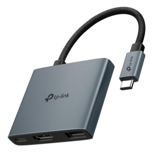 [AC10038] HUB TP LINK UH3020C(UN) 3 EN 1 USB-C / HDMI 4K / USB-A PD 100W 5 GBPS GRIS