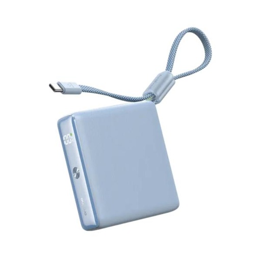 [RE3033] POWER BANK ORAIMO ELEMENTAL OPB-7103C 10000 MAH CARGA RÁPIDA BIDIRECCIONAL DE 22.5 W CABLE USB-C INTEGRADO Y CARGA DE 3 DISPOSITIVOS AZUL