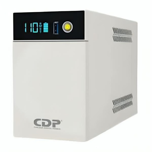 [2001088] UPS CDP LISMART-855 500VA 250W UPS LINEA INTERACTIVA LITIO LIFEPO4 120VAC USB LCD BLANCO