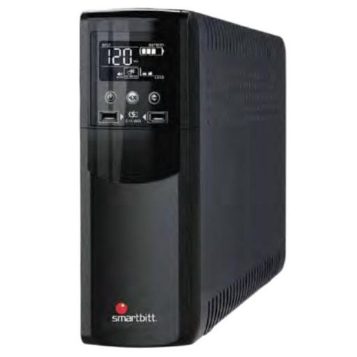 [RE6014] UPS SMARTBITT SBNB1500P 1500VA 900W UPS USB RJ45 NEGRO