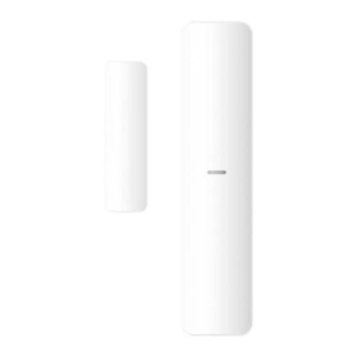[SG1004] CONTACTO MAGNETICO INALAMBRICO AX HOME HIKVISION DS-PD201MC-WB RF 433 MHZ DETECCION DE APERTURA ALCANCE HASTA 1200 M / BATERIA AA 302402270 BLANCO