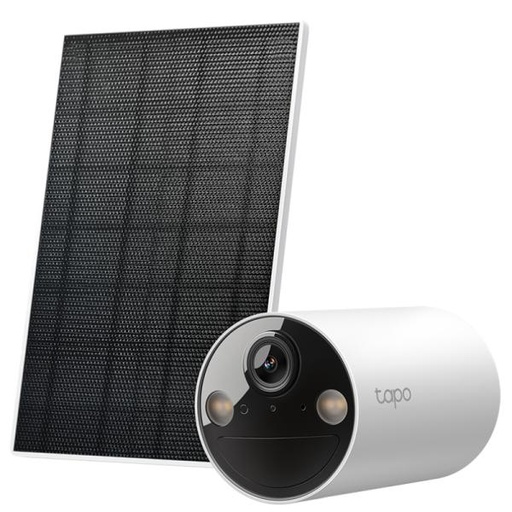 [SG2048] CAMARA TP LINK TAPO C410 KIT(US) 2K 3MP STARLIGHT CMOS LENTE FOCAL 850NM IR CON PANEL SOLAR BLANCO