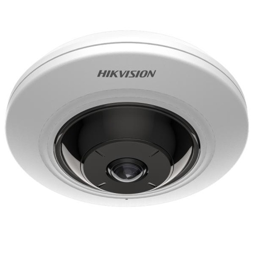 [SG2065] CAMARA FISHEYE  HIKVISION DS-2CD2955G0-ISU(1.05MM) (O-STD) (E) 5 MP H.265+ FOV 180 IR 8 M AUDIO MICRÓFONO INCORPORADO 311322801 BLANCO
