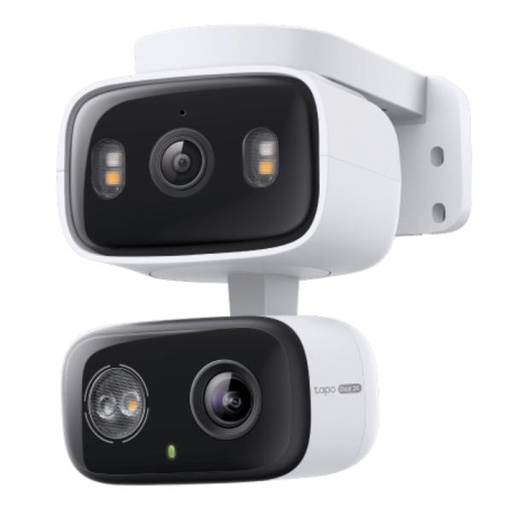 [SG2080] CAMARAS DOMO DUAL PAN/TILT TP LINK TAPO C246D(EU) 2K CMOS STARLIGHT 2.8 MM + 6 MM 12 M AUDIO BIDIRECCIONAL BLANCO