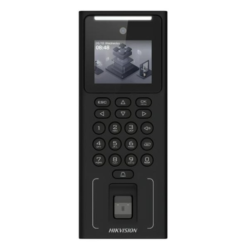 [3102259] CONTROL DE ACCESO RECONOCIMIENTO FACIAL / LECTOR DE HUELLAS / LECTOR DE TARJETA M1 / PIN HIKVISION DS-K1T321MFWX 302919996