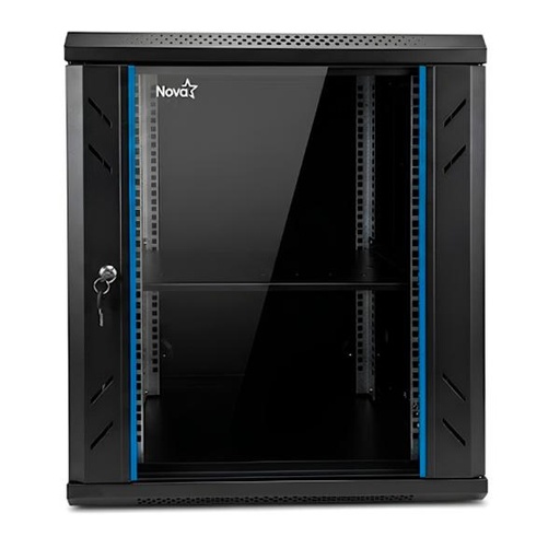 [SG10006] GABINETE DE RED 12U NOVA ACERO/PANEL SPCC CN12U11H001C