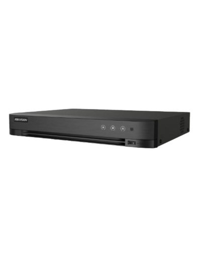 [3102064] GRABADORA DVR HIKVISION IDS-7204HUHI-M1 4 CANALES HASTA 8 MP / 4K HASTA 10 TB (1 SATA) ACUSENSE H.265 PRO+ NEGRO