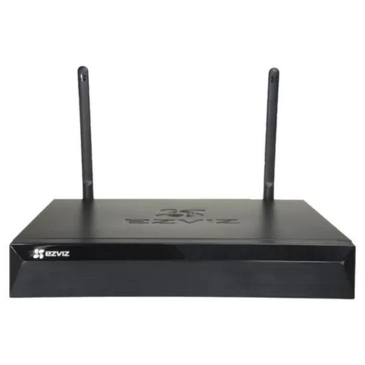 [SG5034] GRABADORA NVR EZVIZ CS-X5S-R100-4W 4 CANALES HASTA 3K 1 SATA HASTA 8 TB (SIN DISCO) WI-FI 2.4G + H.265 303000430 NEGRO