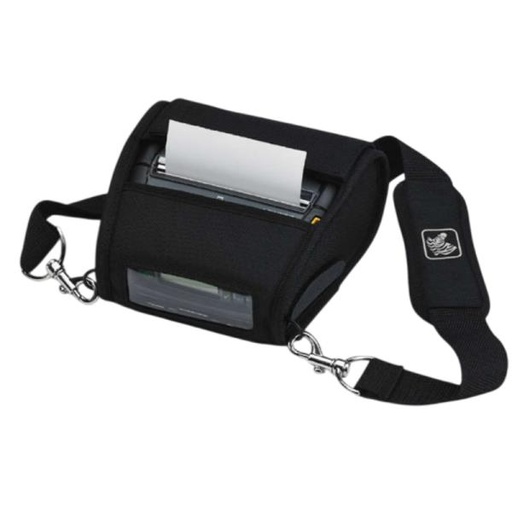 [AC11016] FUNDA ZEBRA PARA IMPRESORA ZQ520 SUAVE INCLUYE CORREA PARA HOMBRO P1063406-037 NEGRO