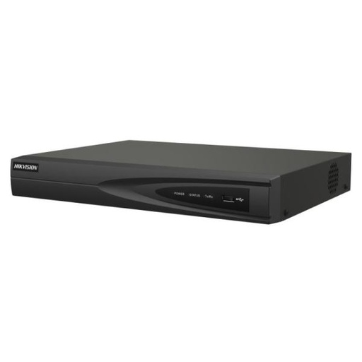 [SG5053] GRABADORA NVR HIKVISION DS-7604NI-Q1/4P 4 CANALES HASTA 8 MP 1 SATA HASTA 8 TB (SIN DISCO) POE + H.265+ NEGRO
