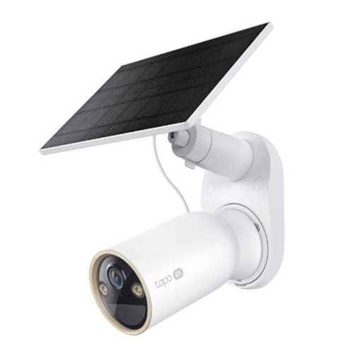 [SG6002] KIT DE CAMARA TP-LINK TAPO C460 1 CAMARA TIPO BULLET CON PANEL SOLAR 4K AUDIO BIDIRECCIONAL WIFI VISION NOCTURNA IP66 BLANCO