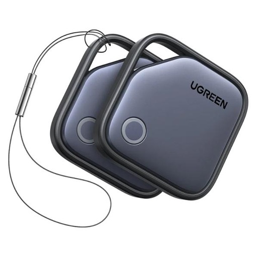 [SG9012] LOCALIZADOR UGREEN CM829 (PACK 2) BLUETOOTH Y SAMSUNG SMARTTHINGS CON ALARMA SONORA 55769P GRIS
