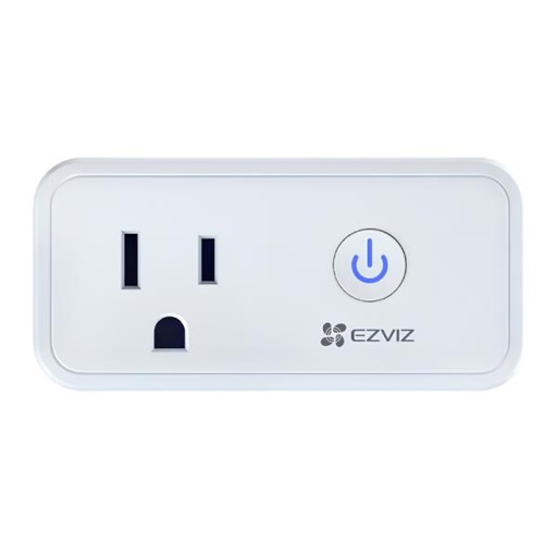 [SH3004] ENCHUFE INTELIGENTE EZVIZ CS-T30-10B-US WIFI 2.4GHZ CONTROL POR VOZ/MONITOREO DE ENERGIA/TEMPORIZADOR CONTROL DE DISPOSITIVOS ELECTRICOS BLANCO