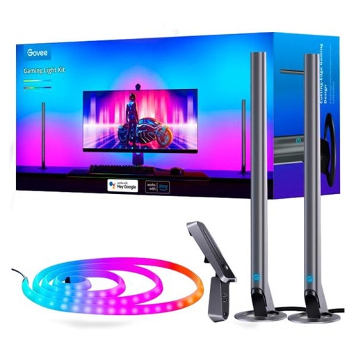 [1226075] CABLE DE LUCES + TORRES GOVEE DREAMVIEW G1 PRO GAMING LIGHT 24-29 PULG H604A B604A111-OF-LA