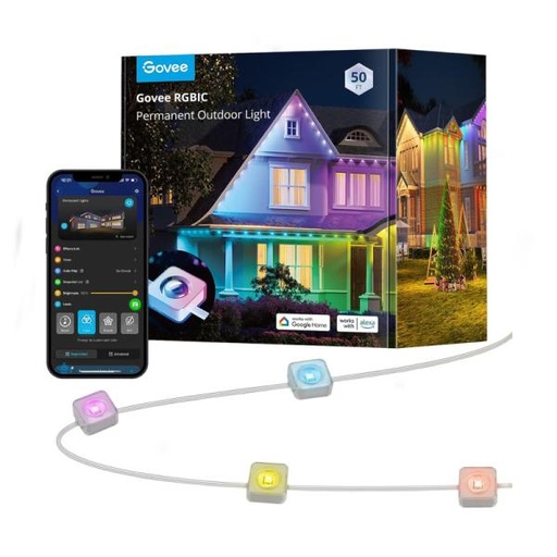 [1226087] CABLE DE LUCES GOVEE PERMANENT OUTDOOL LIGHTS 15 METROS H705B