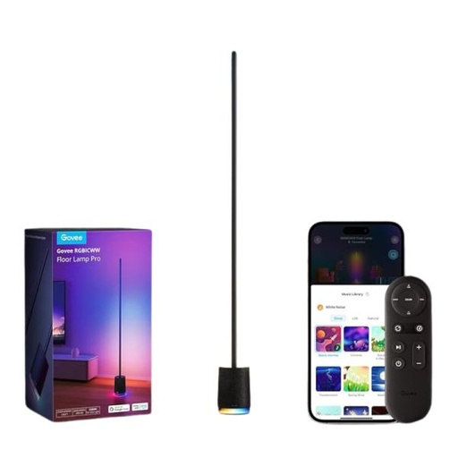 [1226157] LAMPARA DE PISO GOVEE CON PARLANTE  RGBICWW H6079112