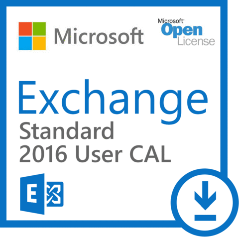 [8100022] SOFTWARE MICROSOFT EXCHANGE 2016 STANDARD USER CAL381-04398