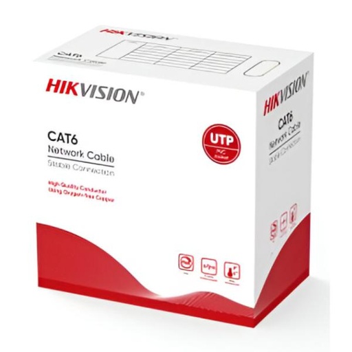 [AC3003] CABLE UTP CAT6 HIKVISION DS-1LN6-UU 305 METROS 0.565MM 307400043