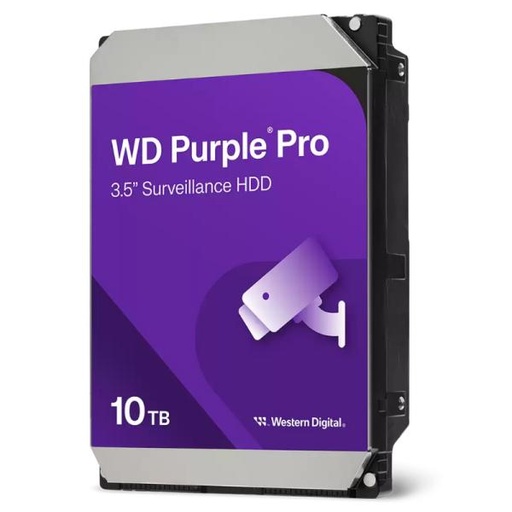[AM2006] HD INTERNO 10TB WESTERN DIGITAL WD102PURP 3.5 PULG SATA III 512MB/S 7200 RPM CACHE SURVEILLANCE MORADO