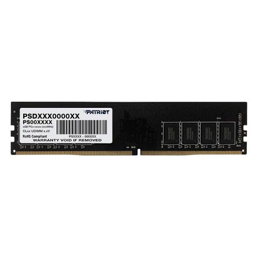 [1501268] MEMORIA RAM PC 8GB PATRIOT SIGNATURE DDR4 3200MHz CL22 1.2V PSD48G320081 SL NEGRO