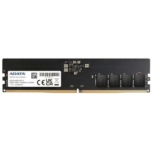 [1501365] MEMORIA RAM PC ADATA 8 GB DDR5 5600 MHZ CL46 1.1 V AD5U56008G-S NEGRO