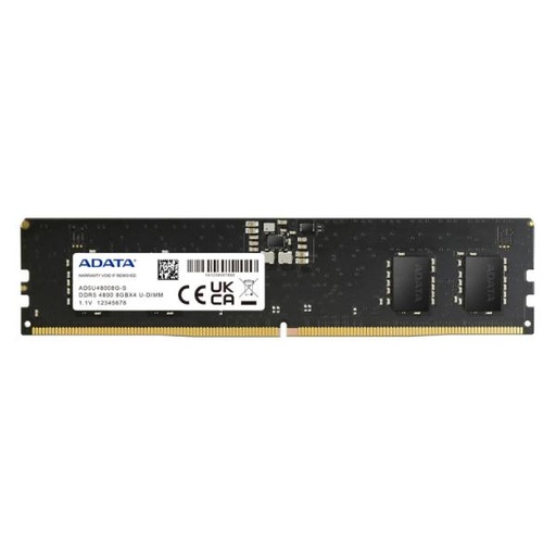[AM8053] MEMORIA RAM PC ADATA PREMIER 16 GB DDR5 4800 MHZ CL40 1.1 V AD5U480016G-S NEGRO