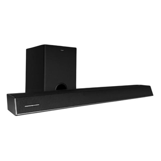[AS1011] BARRA DE SONIDO THONET & VANDER KINO GEN 2 140W RMS BLUETOOTH HDMI ARC OPTICA COAXIAL AUX 3.5MM SUBWOOFER INALAMBRICO HK096-03641-2 NEGRO
