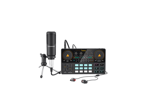[2703015] INTERFAZ DE AUDIO MAONO AU-AM200 S1 CON MICROFONO BLUETOOTH USB C NEGRO