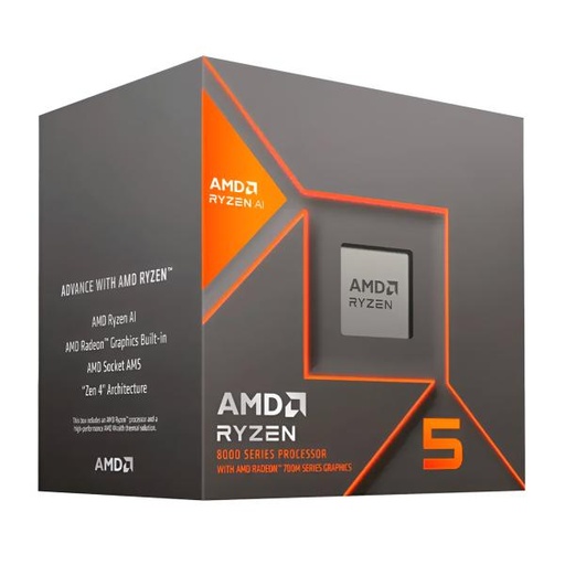 [10144] PROCESADOR AMD RYZEN 5 8500G 8VA GEN 3.5 GHZ AM5 100-100000931BOX