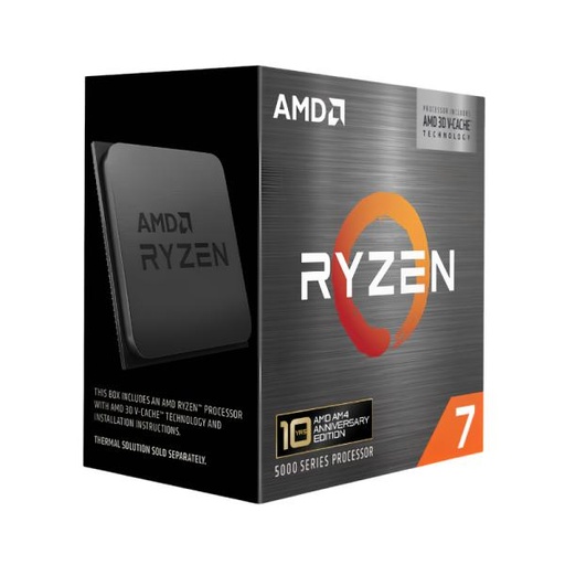[CP6036] PROCESADOR AMD RYZEN 7 5800X3D 8 NUCLEOS 3.4 GHZ/4.5 GHZ AM4 100-100000651POF
