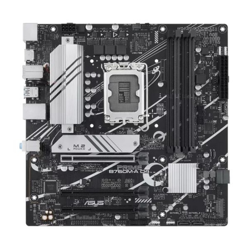 [11417] TARJETA MADRE ASUS PRIME B760M-A D4 LGA1700 M-ATX DDR4 90MB1D00-M1EAY0 NEGRO / BLANCO